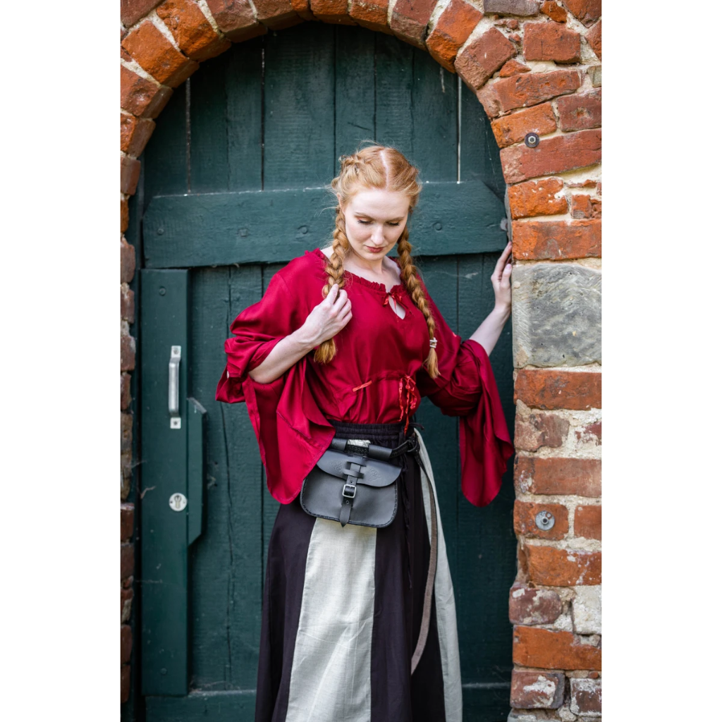 Bluse 'Victoria' mit Raffärmeln - Larp und Mittelalter Gewand