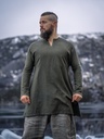 Wikinger Leinentunika "Ragnar" Olivgrün