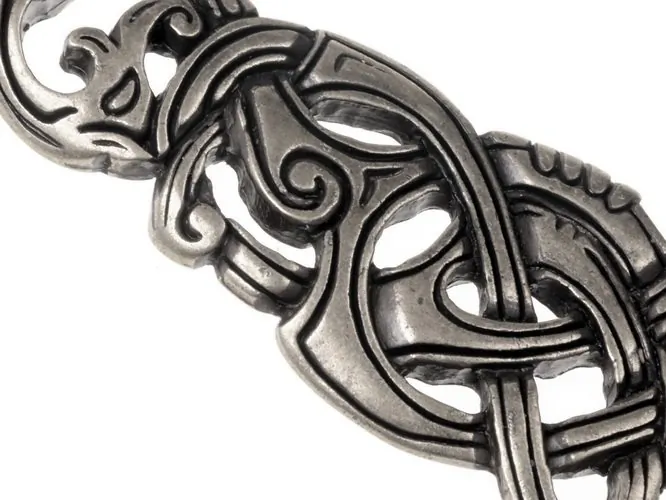 Wikinger Anhänger 'Midgardschlange, groß' - Accessoire, Schmuck für Mittelalter, LARP und Alltag