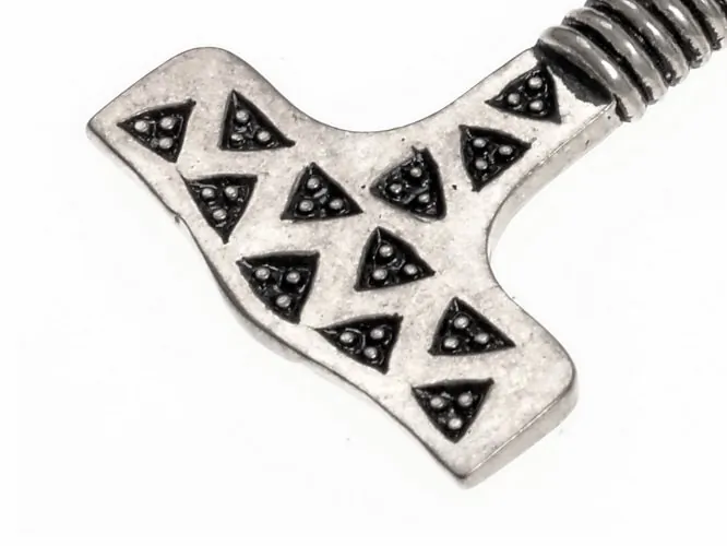 Bronze Anhänger 'Thorshammer von Falster' - Accessoire, Schmuck für Mittelalter, LARP und Alltag