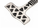 Bronze Anhänger 'Thorshammer von Falster' - Accessoire, Schmuck für Mittelalter, LARP und Alltag