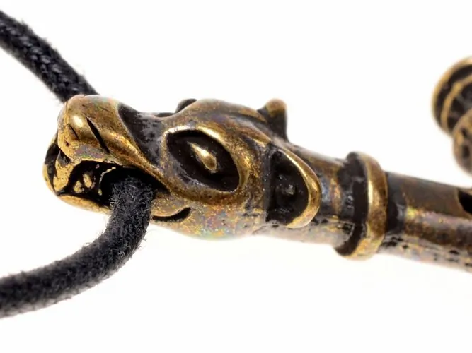 Anhänger 'Wolfskreuz Thorshammer, groß' - Accessoire, Schmuck für Mittelalter, LARP und Alltag