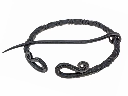 Große Wikinger-Fibel aus Eisen - 8,5 cm