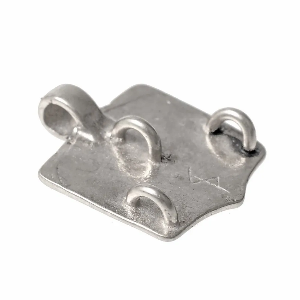 Gewandhaken 'Oriental Flair' - Wikinger Design mit orientalischem Touch in Bronze und Echt versilbert