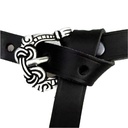 Wikinger-Gürtel - 1,5 cm / Riemenende