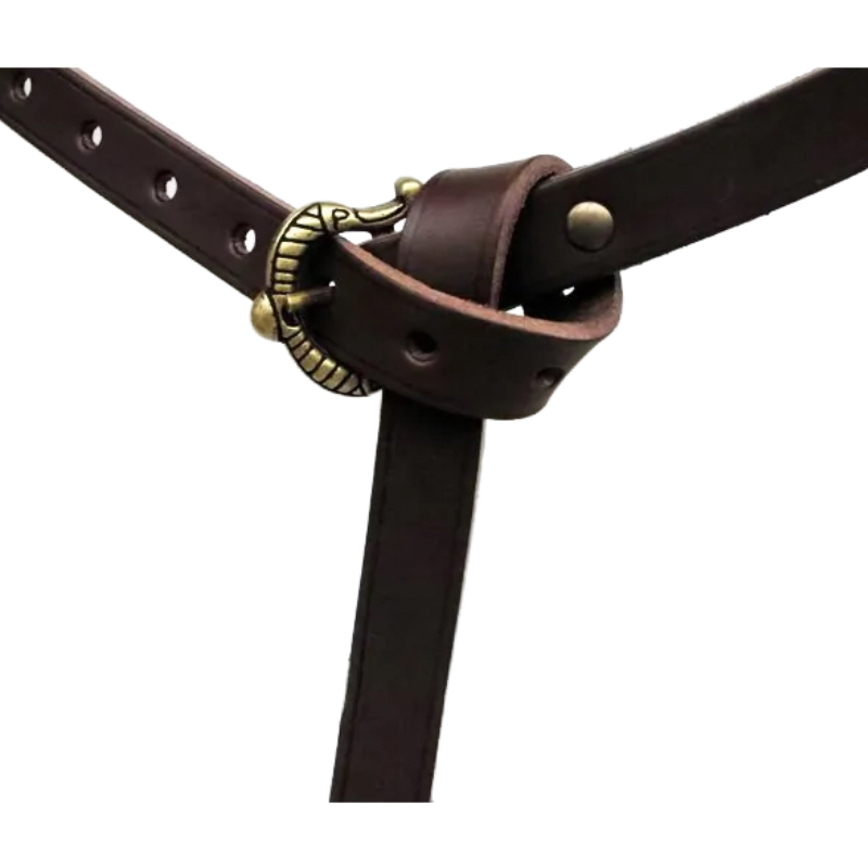 Wikinger-Gürtel - 2 cm + Riemenende