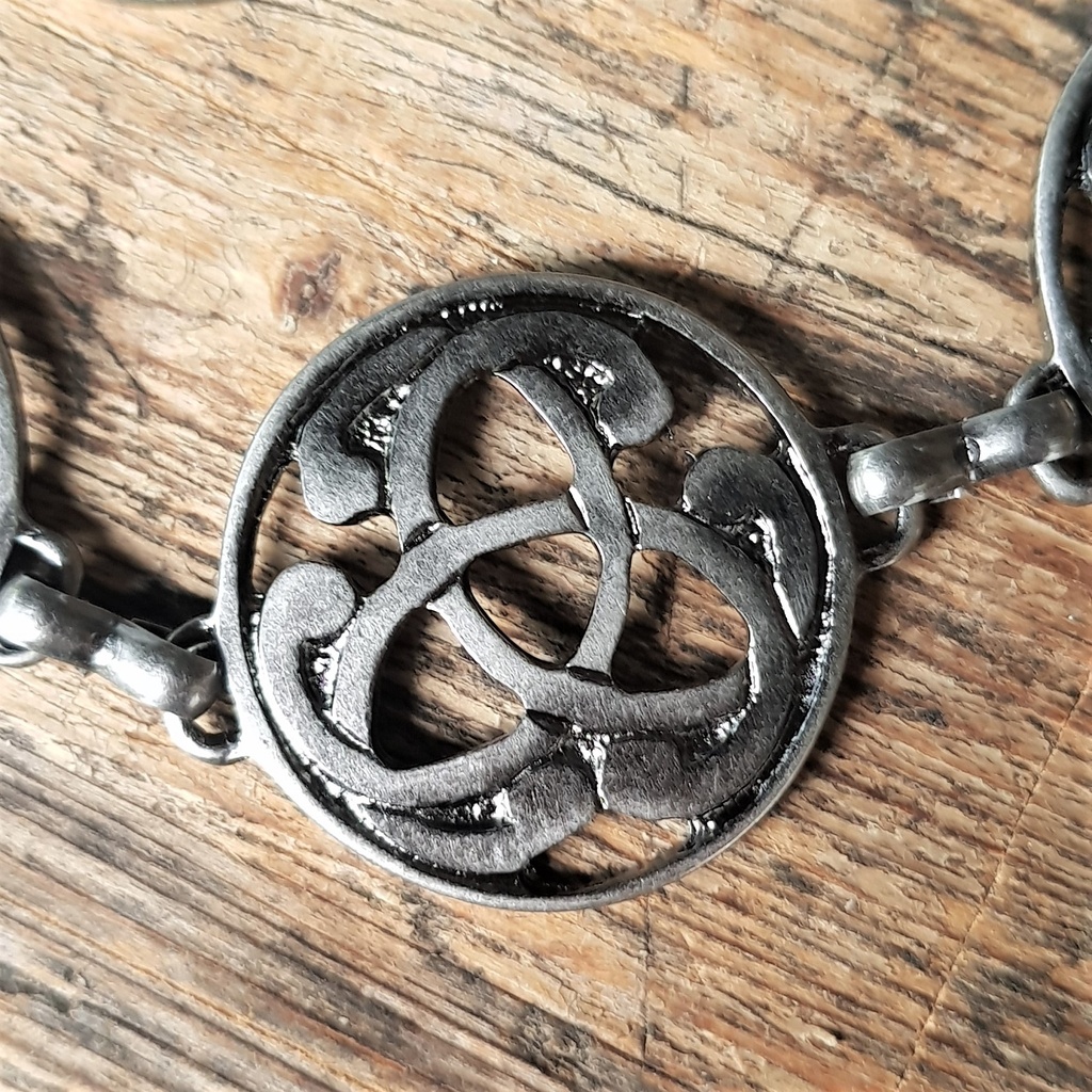 Kettengürtel, TRISKEL, eisenfarben
