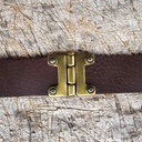 Gürtelteiler, Scharnier, Fb:messing, für 4cm breite Gürtel