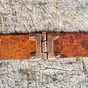 Gürtelteiler, Scharnier, Fb:altkupfer, für 4cm breite Gürtel