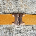 Gürtelteiler, Scharnier, Fb:altkupfer, für 4cm breite Gürtel