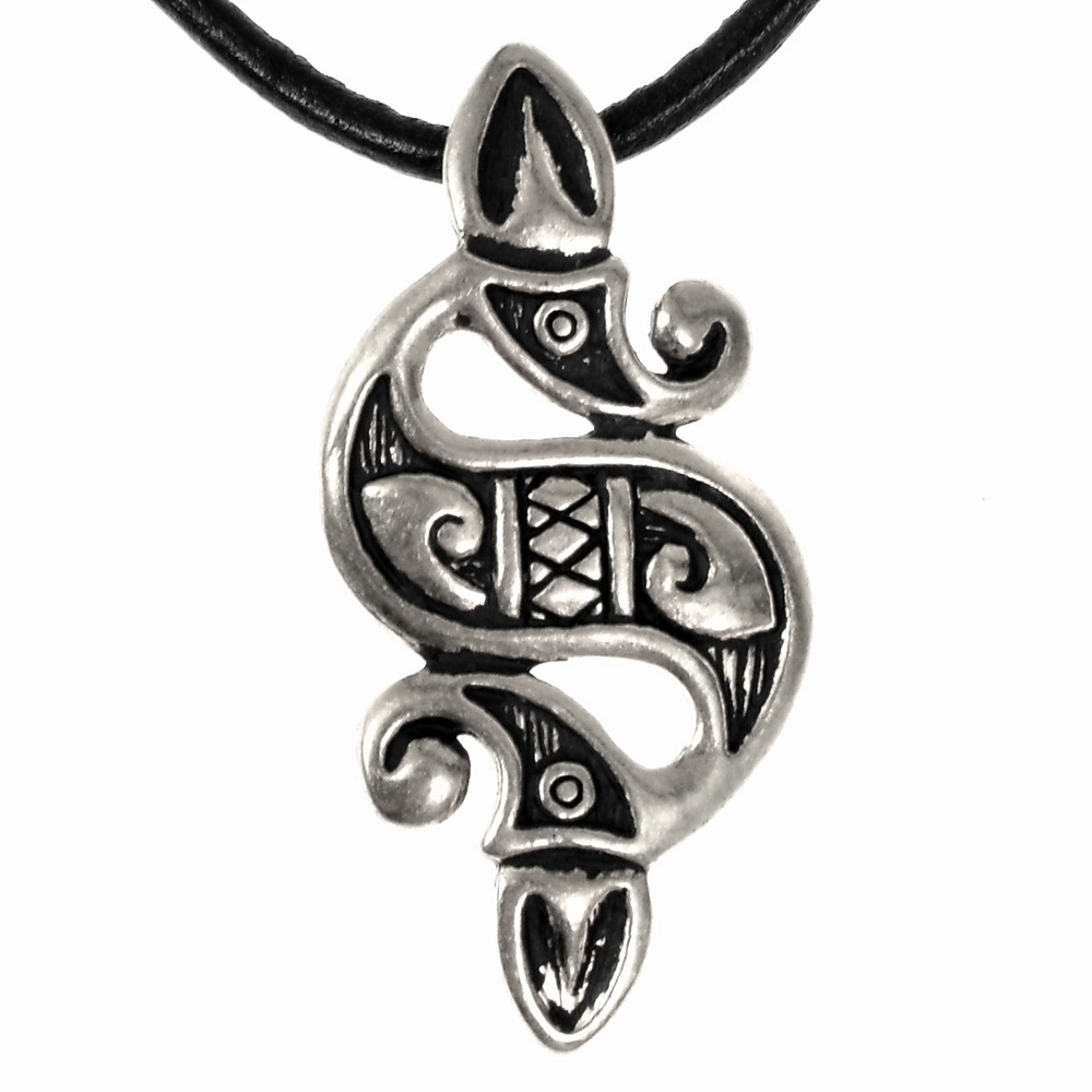 Keltisches Seepferdchen-Amulett 1
