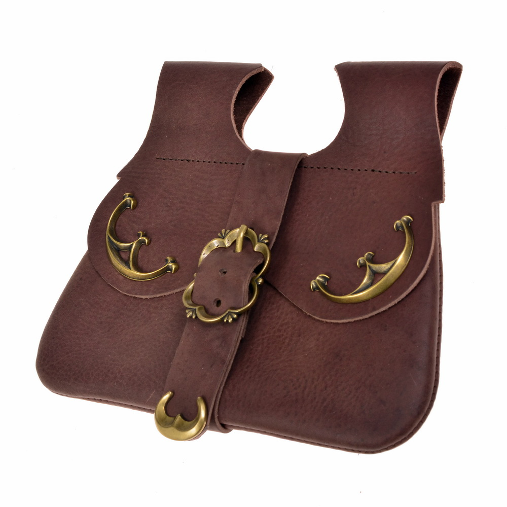 Große Mittelaltertasche - Mit Beschlägen 1