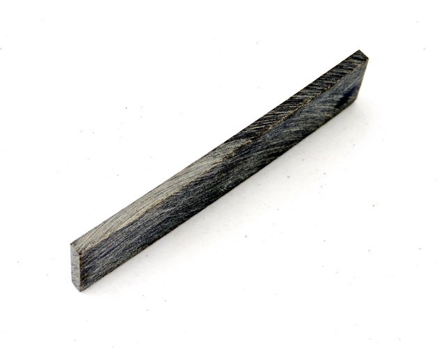 Hornplatte - schwarz / 140 x 30 x 6 mm 1