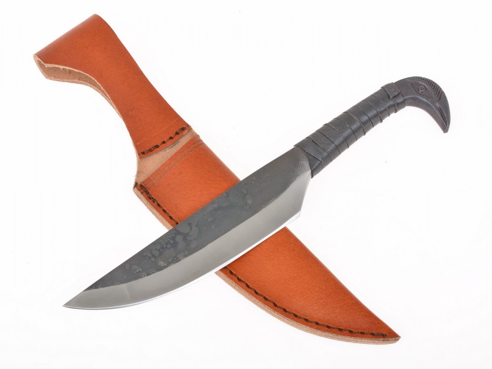 Geschmiedetes Vogelkopf-Messer 1