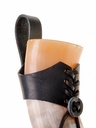 Geschnürter Trinkhornhalter - weich 1