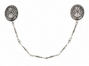 Wikinger-Fibelkette -  Mit 4 S-Haken / 38 cm 3