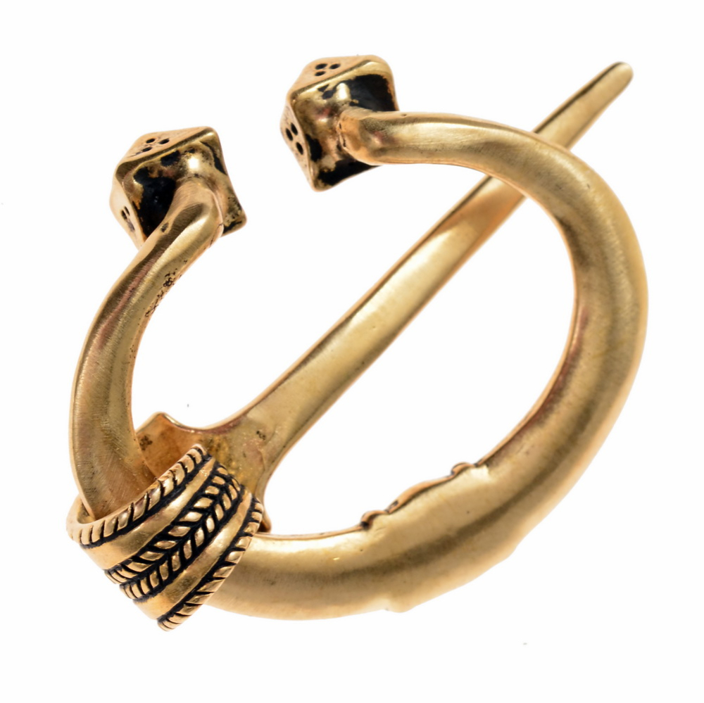 Kleine Ringfibel mit Kuboktaeder-Enden 3