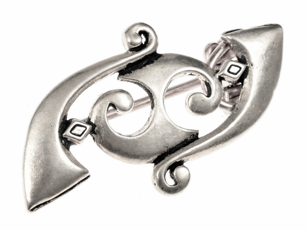 Fibel mit Trompeten-Ornamentik 1