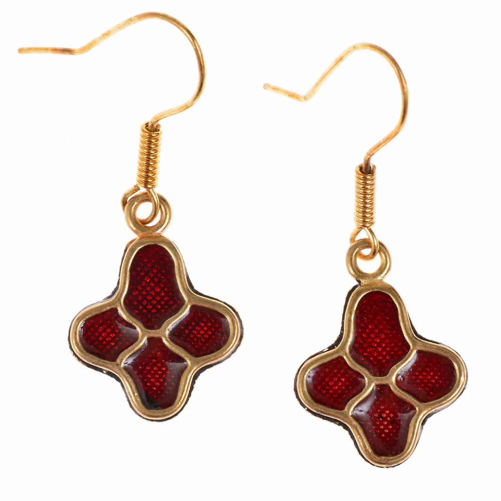 Cloisonné-Ohrringe aus Uppsala 2