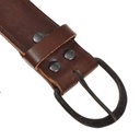 Klassischer Gürtel mit Eisen-Schnalle - 4 cm 1