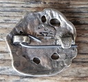 Scheiben-Fibel URNES, Fb:silber,Wikinger,Kelten,Verschluss,Mante