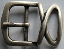 Cappio, 4cm, silberne Dorn-Vollschließe, Schnalle