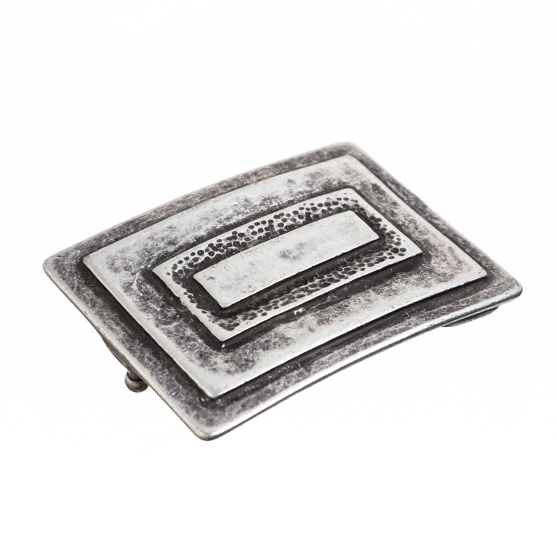Fortress, 4cm, silberfarbene Schließe, Schnalle