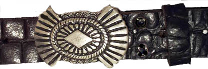 PICCHU, 3cm, silberfarbene Koppel-Schließe, Schnalle