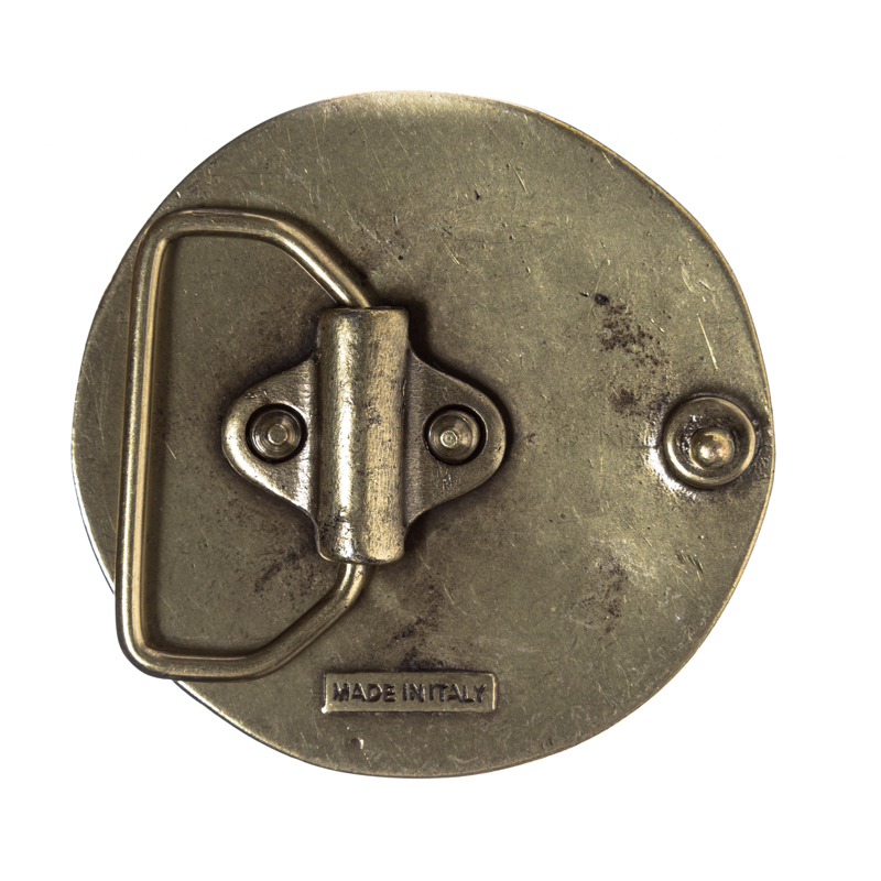 HAMMERSCHLAG, 4cm, messingfarbene früh-keltische Schließe, Schna