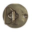 HAMMERSCHLAG, 4cm, messingfarbene früh-keltische Schließe, Schna