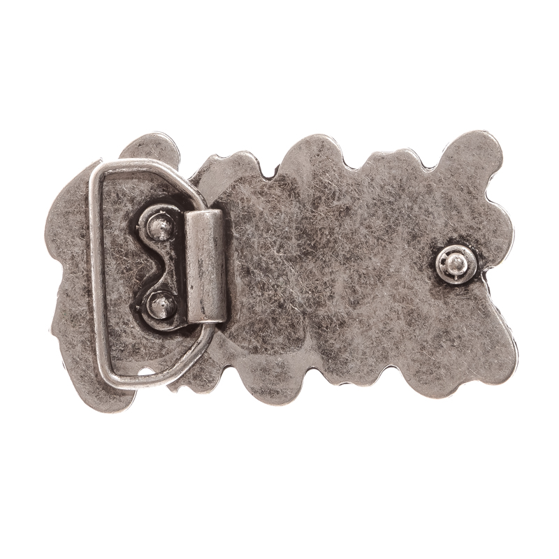 Hooks, 4cm, silberne Koppelschließe, Schnalle