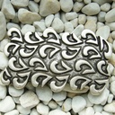 Hooks, 4cm, silberne Koppelschließe, Schnalle
