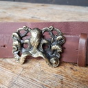 OKTOPUS, 4cm, messingfarbene Gürtel-Schließe, Schnalle