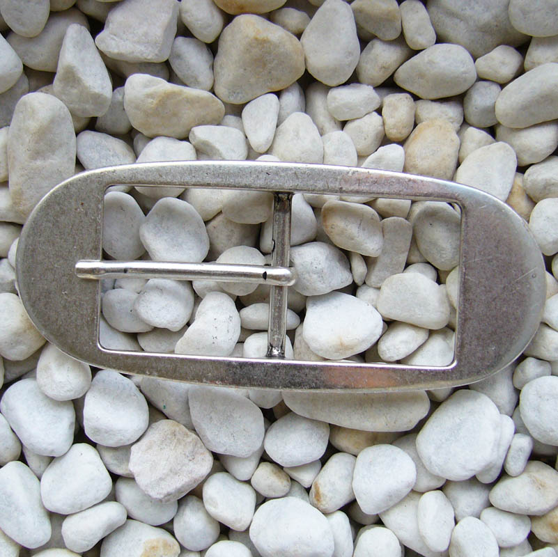Slim, 3,5cm, silberfarbene Schließe, Schnalle