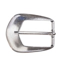 Dornschließe, 3cm, volumig, silberfarben, Schnalle