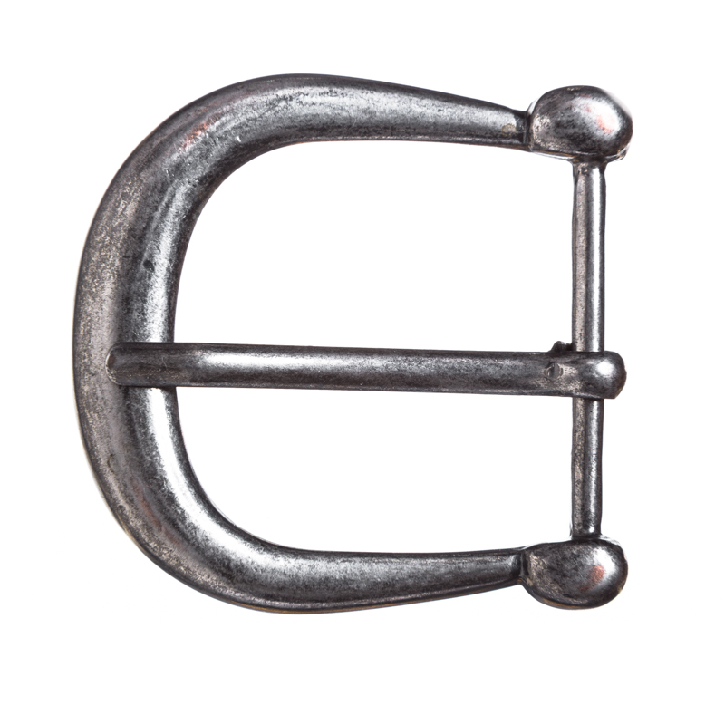 Jori, 4cm, eisenfarbene Mittelalter-Schließe, Schnalle