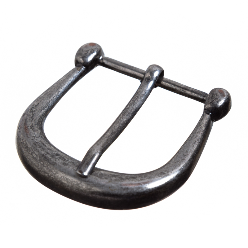 Jori, 4cm, eisenfarbene Mittelalter-Schließe, Schnalle