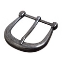Jori, 4cm, eisenfarbene Mittelalter-Schließe, Schnalle