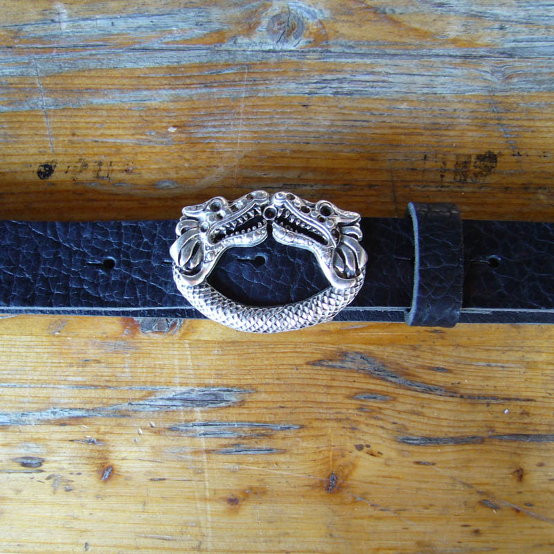ARASON, 3cm, silberfarbene Koppel-Schließe, Schnalle