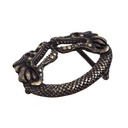 ARASON, 3cm, altmessingarbene Koppel-Schließe, Schnalle