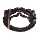 ARASON, 3cm, altmessingarbene Koppel-Schließe, Schnalle