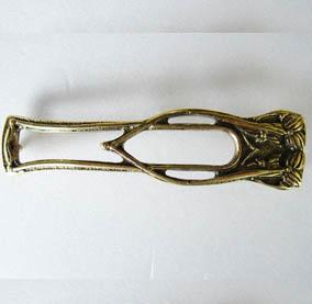ADOMA, Koppelschließe, 2,5 cm, messingfarben, Schnalle