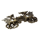 Dragonball, FAFNIR & GOCH, 4cm, altmessingfarbene Fantasy-Drache