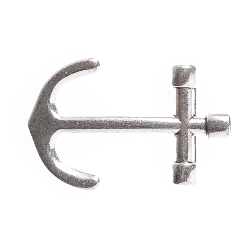 ANKER, Koppelschließe, 3cm, silberfarben, Schnalle
