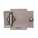 Schoko, 4cm, art deco Schließe, Schnalle