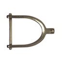 Sporn, 4cm, messingfarbene Gürtelschließe, Schnalle