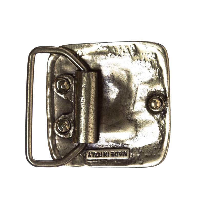 NEMEIOS Löwenkopf, 4cm, messingfarbene Gürtelschließe, Schnalle