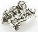 Little Angels 4cm,, silberne Fantasy-Engelchen-Schließe, Schnall
