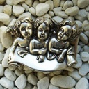 Little Angels 4cm,, silberne Fantasy-Engelchen-Schließe, Schnall