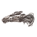 Horses, 4cm, silberne Pferde-Schließe, Schnalle